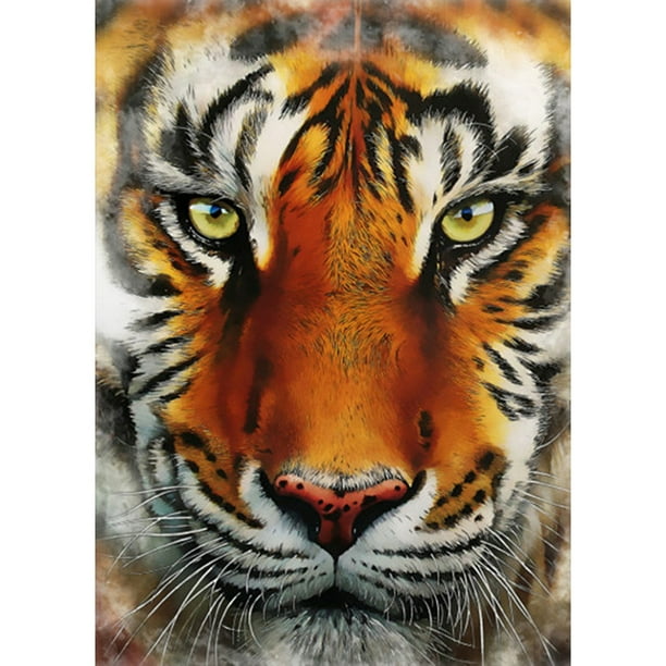 5D Embroidery Painting Cross Stitch Needlework Tiger Mosaic DIY Home Decor 5D Embroidery Painting Cross Stitch Needlework Tiger Mosaic DIY Home Decor